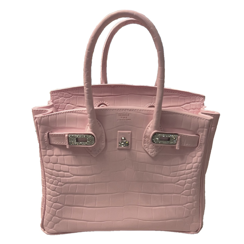 Декоративная ваза в виде сумки Birkin Bag Vase Pink Розовый в Казани | Loft Concept 