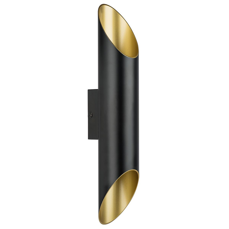 Бра Garbi Black Pipe Organ Sconce Черный Золотой в Казани | Loft Concept 