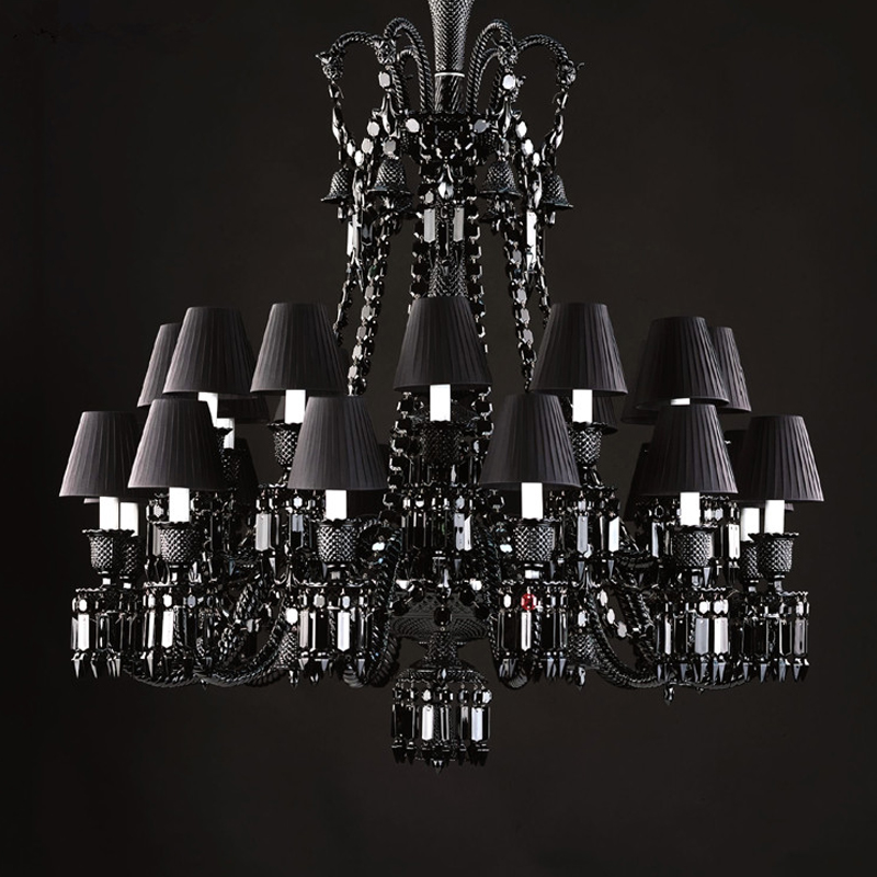 Люстра BACCARAT ZENITH NOIR Chandelier Черный в Казани | Loft Concept 