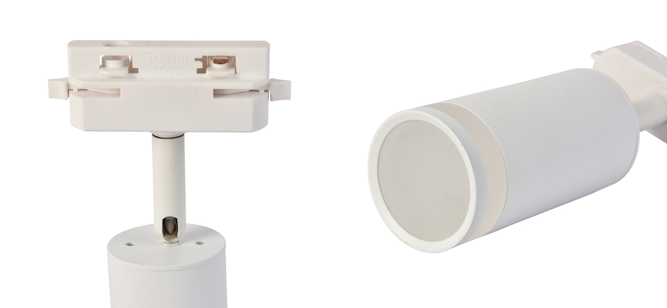 Белая трековая система  Modern track - фото