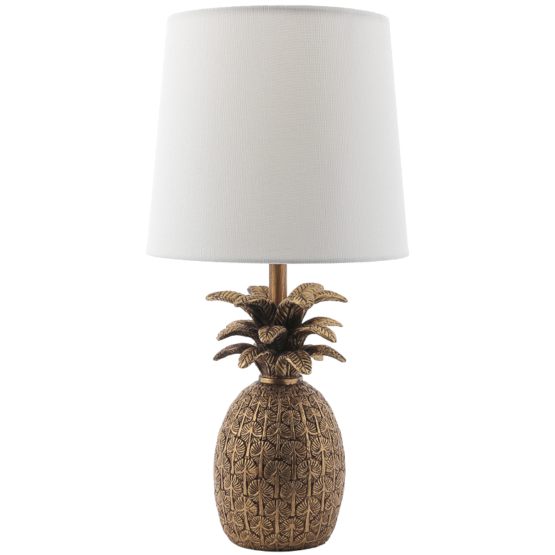 Настольная лампа Pineapple Table lamp Белый Золотой в Казани | Loft Concept 