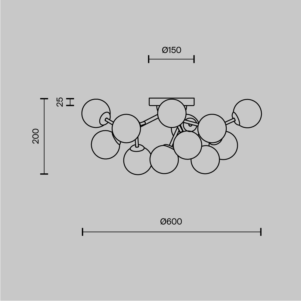 Потолочный светильник Dallas G9 в Казани