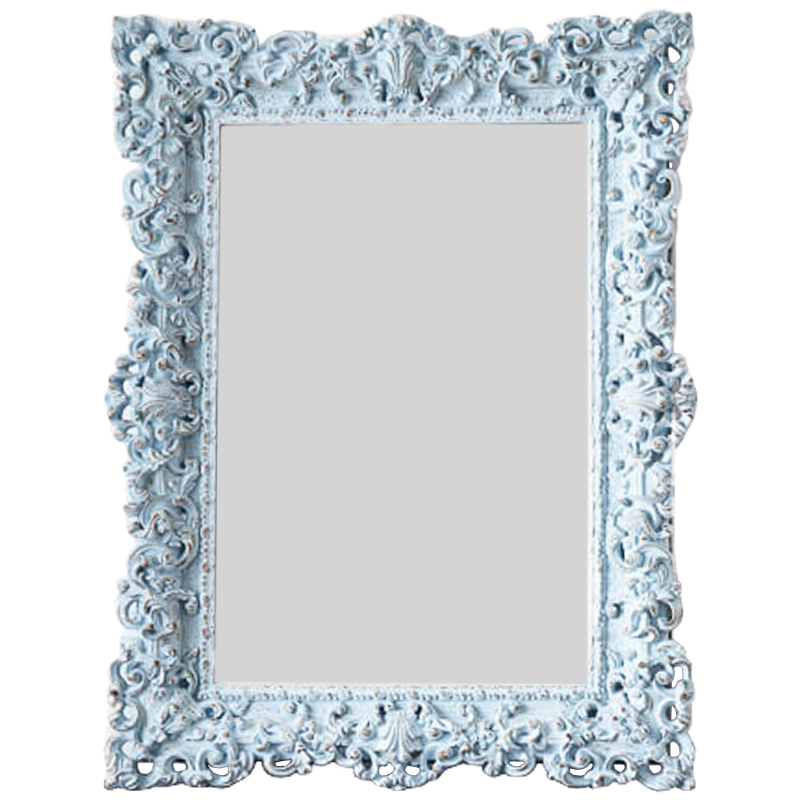 Зеркало Leeuw Mirror Pastel Blue Винтажный голубой в Казани | Loft Concept 