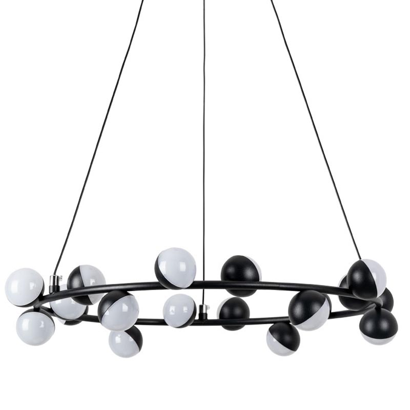 Люстра Vilelme Chandelier black 50 Черный в Казани | Loft Concept 