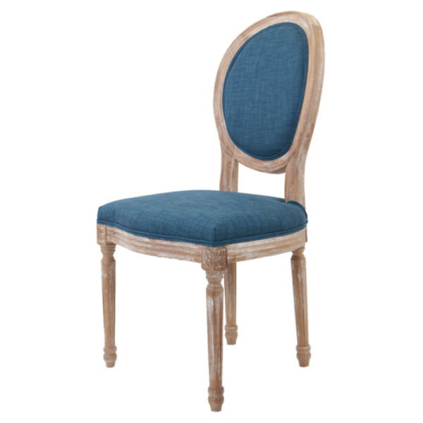 Стул French chairs Provence Indigo Chair Голубой пастельный Бежевый в Казани | Loft Concept 