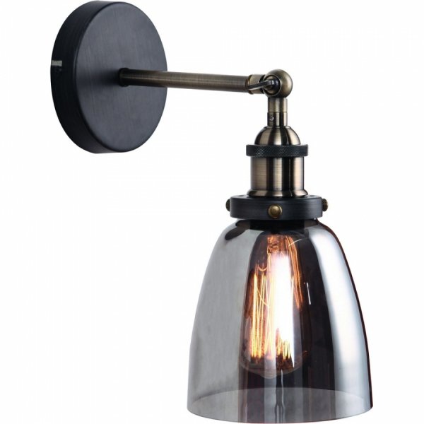 Бра Smoke Glass cloche Wall Lamp  в Казани | Loft Concept 