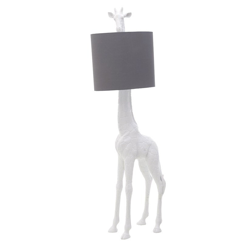 Торшер White Giraffe Floor lamp Белый Серый в Казани | Loft Concept 