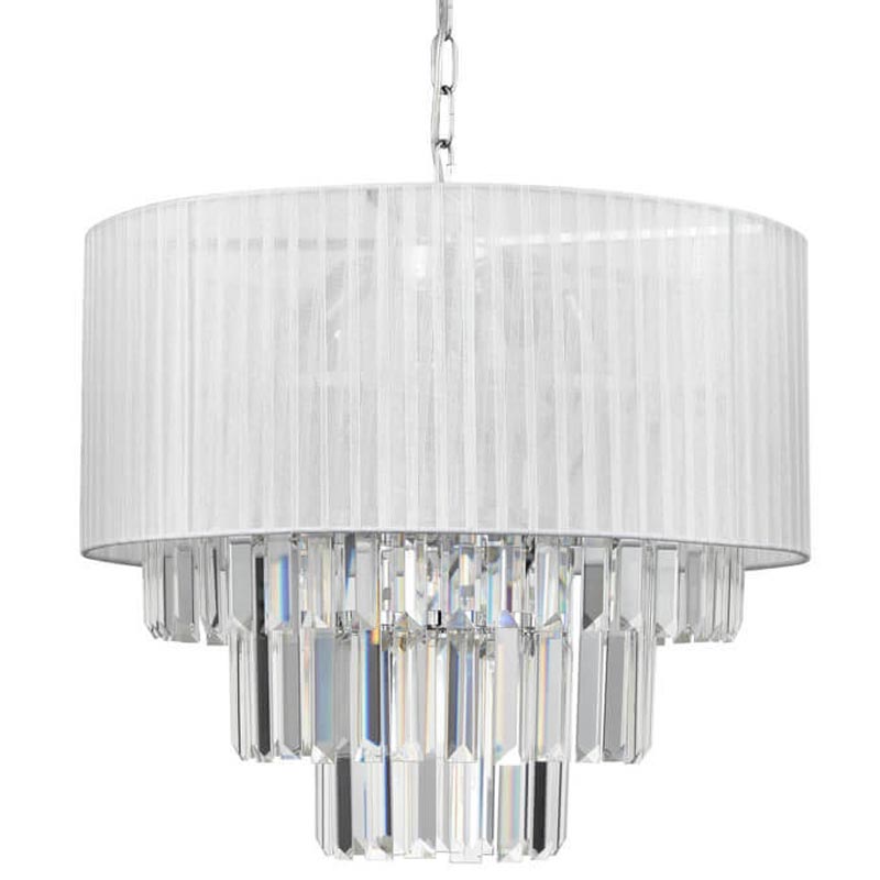 Люстра Laurella Chandelier Прозрачный (Transparent) Хром в Казани | Loft Concept 