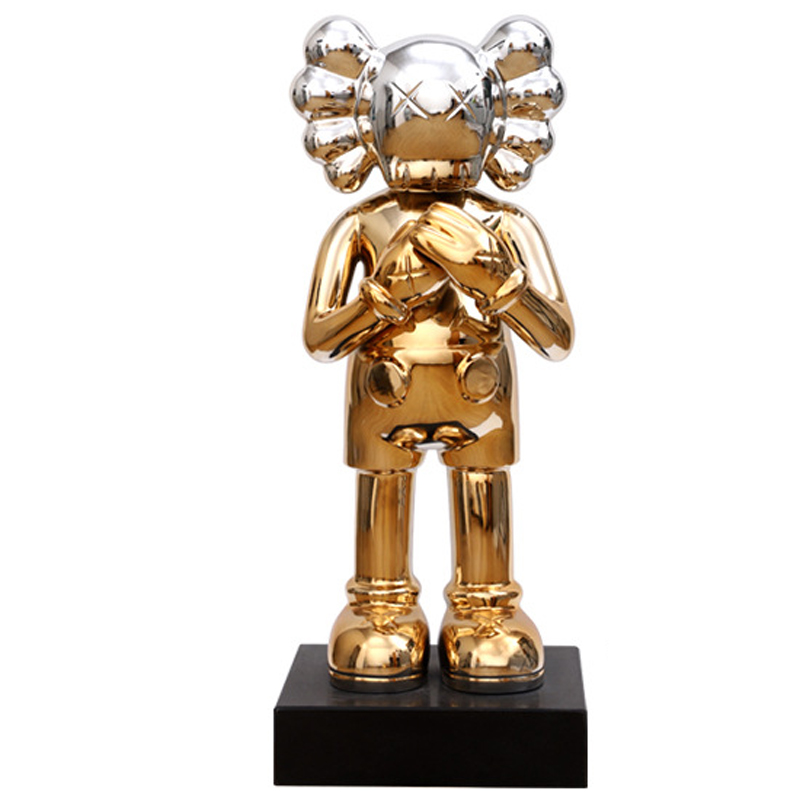 Статуэтка KAWS Gradient Gold Silver on stand Золотой Серебряный в Казани | Loft Concept 