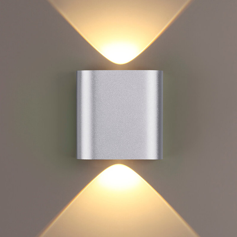 Бра Obverse Silver Square Wall lamp Серебряный в Казани | Loft Concept 