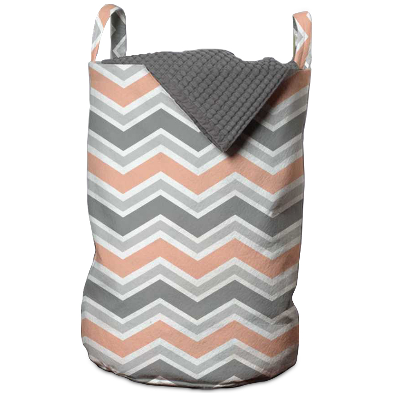 Корзина Gray Chevron Basket Мульти в Казани | Loft Concept 