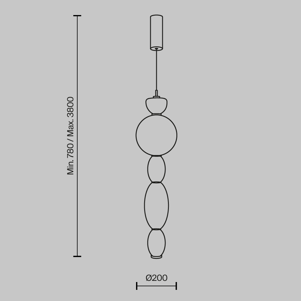 Подвесной светильник Adore LED 3000K 17Bт в Казани