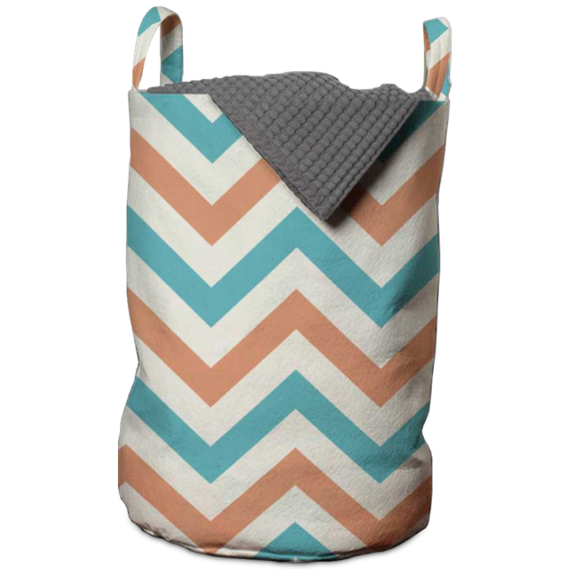 Корзина Turquoise Chevron Basket Мульти в Казани | Loft Concept 