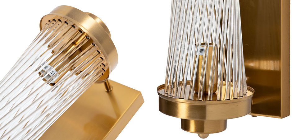 Бра Glass Tubes Brass Бра Glass Tubes Brass - Loft-Concept в Казани