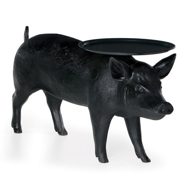 Кофейный стол Moooi Pig Table Черный матовый в Казани | Loft Concept 