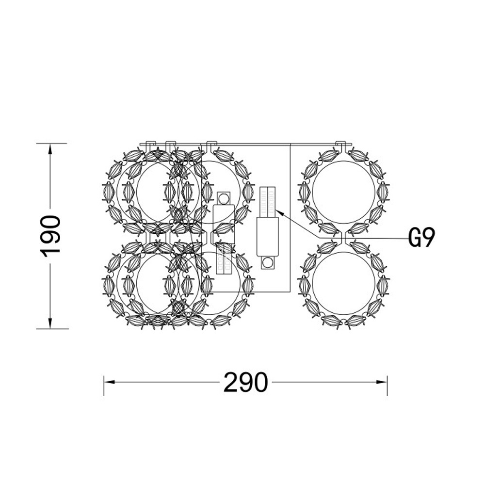 Бра с россыпью хрусталя Perfection of Diamonds Бра с россыпью хрусталя Perfection of Diamonds в Казани