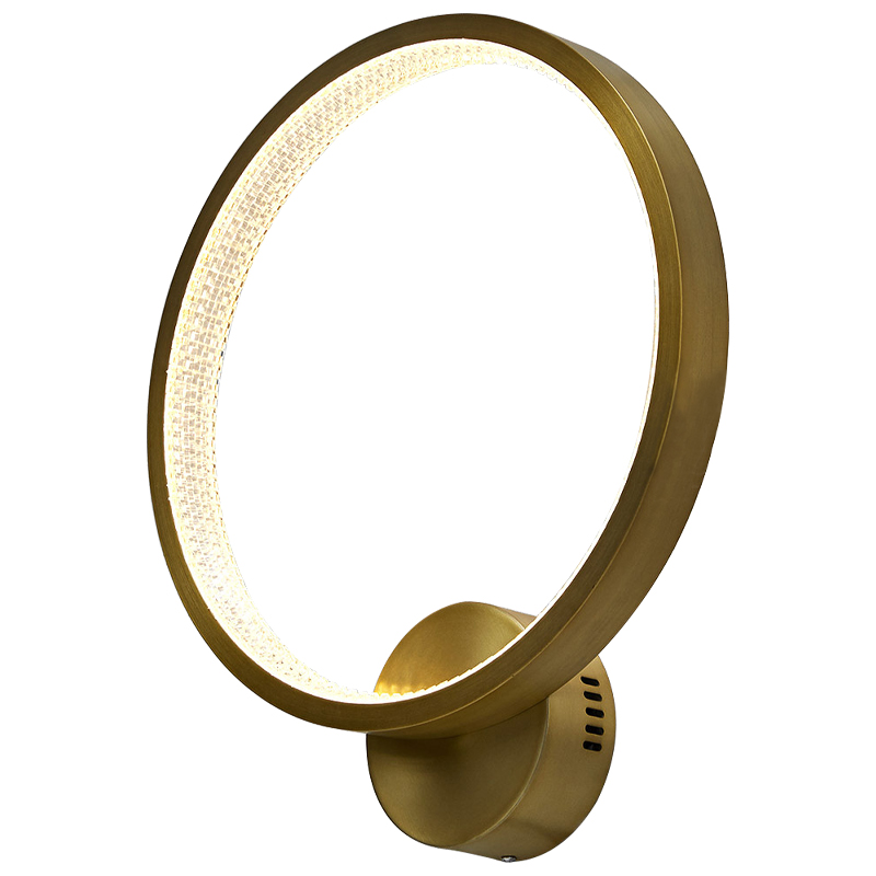 Бра Ring Light Gold Sconce Золотой в Казани | Loft Concept 