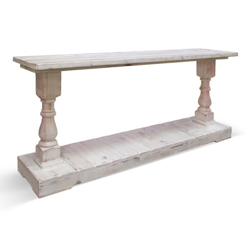 Консоль Oxford Washed Antique White Console Белый в Казани | Loft Concept 