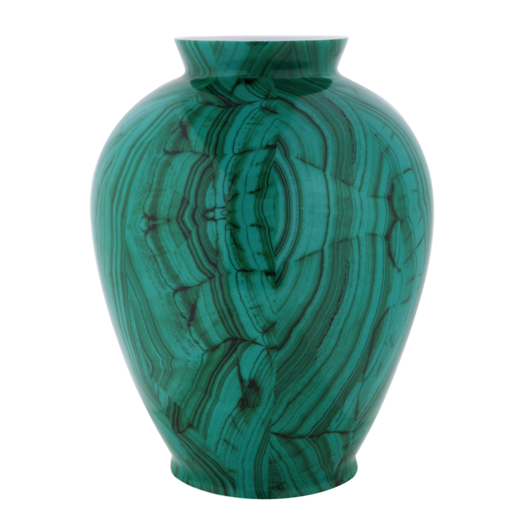 Ваза Malachite Vase barrel Малахит в Казани | Loft Concept 