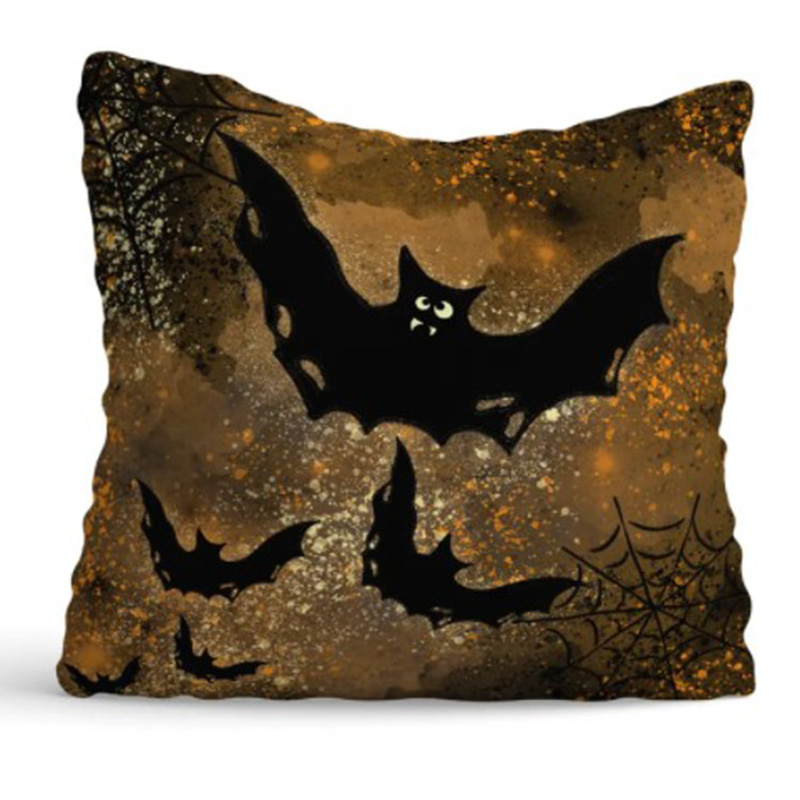 Подушка Halloween Bat Черный Серый в Казани | Loft Concept 