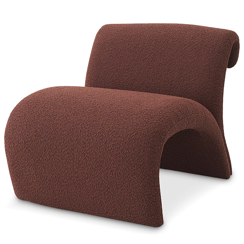 Кресло Eichholtz Chair Vignola Boucle Rouge Бургундский красный в Казани | Loft Concept 