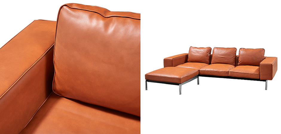 Диван Minimalistic Ginger Corner Sofa - фото №2