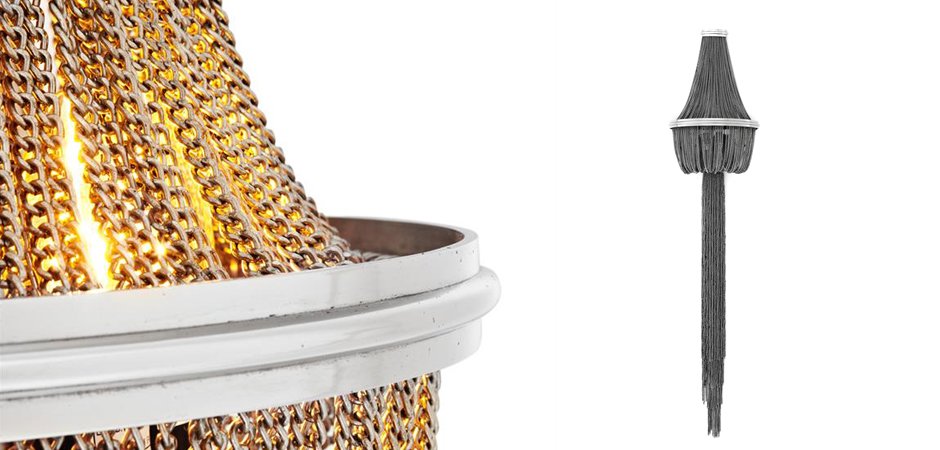 Бра Wall Lamp Martinez Nickel - Loft-Concept в Казани