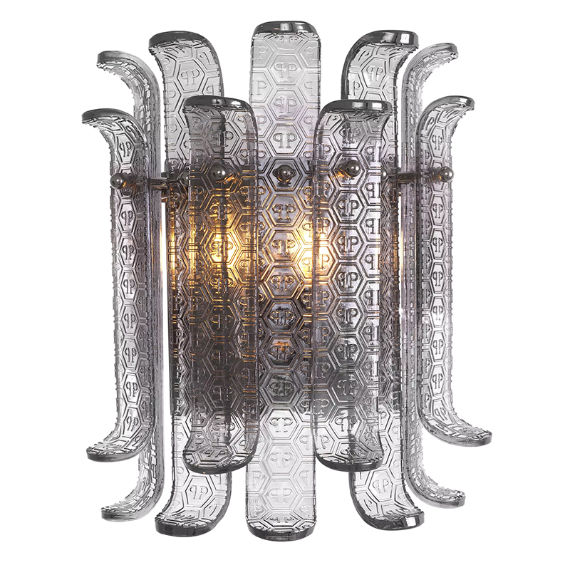 Бра Philipp Plein Wall Lamp Rodeo Drive Серый в Казани | Loft Concept 