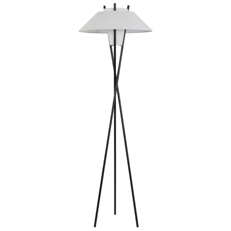 Торшер Chaney Floor Lamp Белый Черный в Казани | Loft Concept 