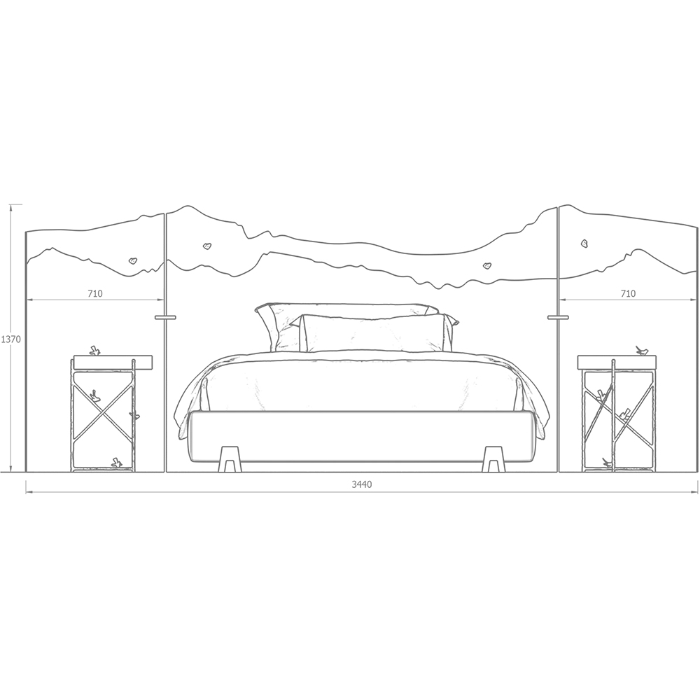 Кровать Okinawa в Казани