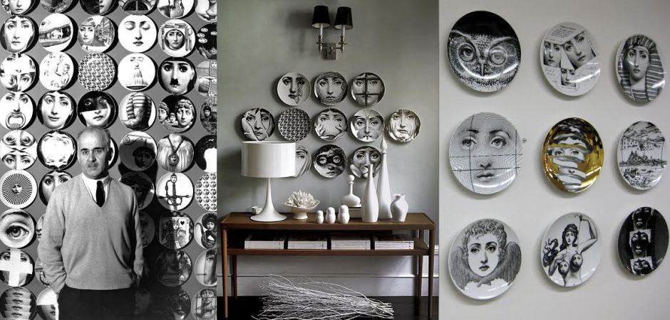 Декоративная тарелка Fornasetti 30.CR.BW.R01-258 - Loft-Concept в Казани
