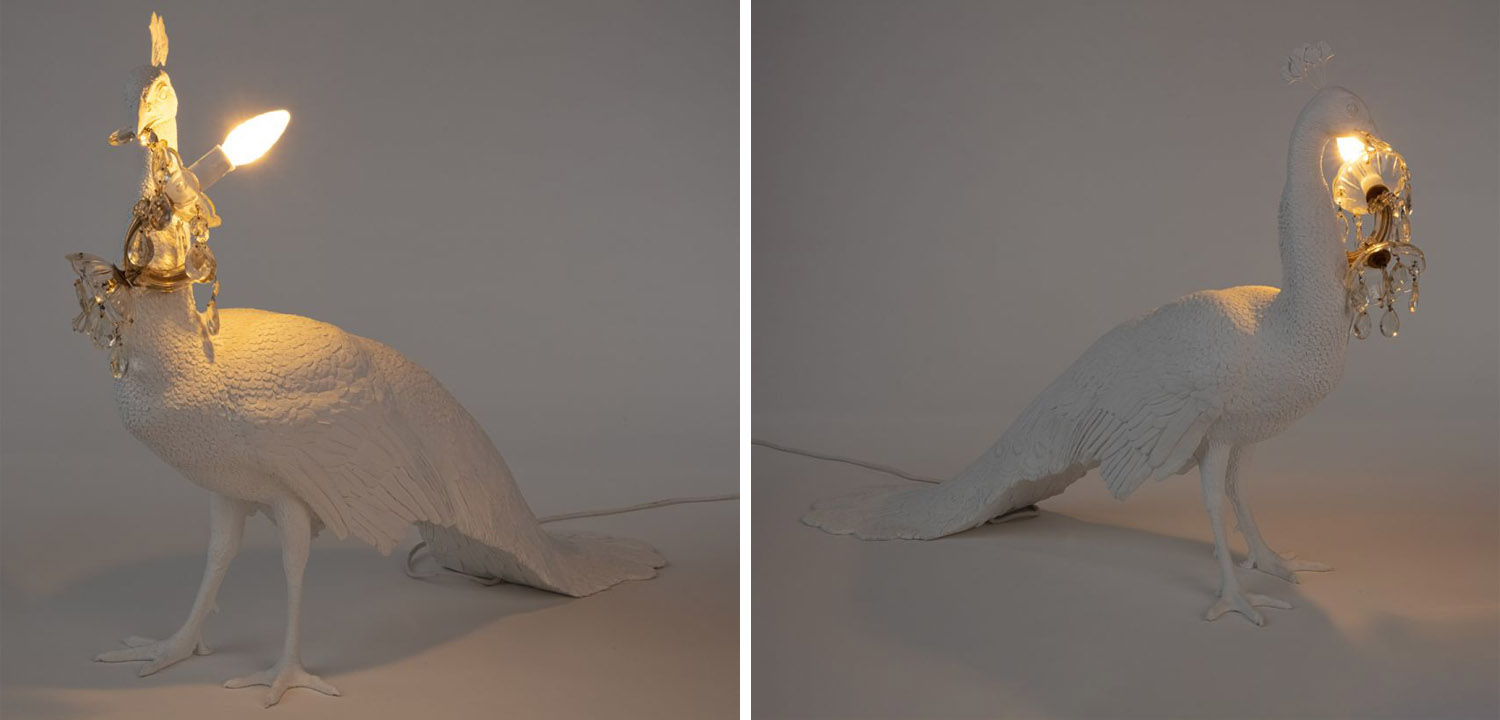 Настольная лампа Seletti Peacock Led Lamp - фото