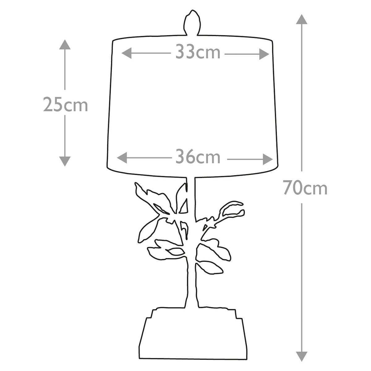 Настольная лампа с кремовым льняным цилиндрическим абажуром и ножкой в форме золотистой ветки Gilded Nola в Казани