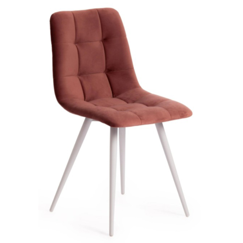 Стул Nancy Coral Chair Коралловый Белый в Казани | Loft Concept 