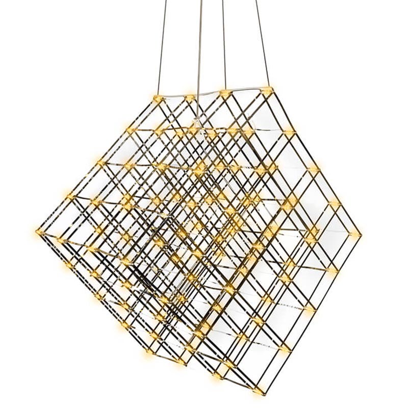 Люстра Moooi Tesseract Yellow lamp L Хром в Казани | Loft Concept 