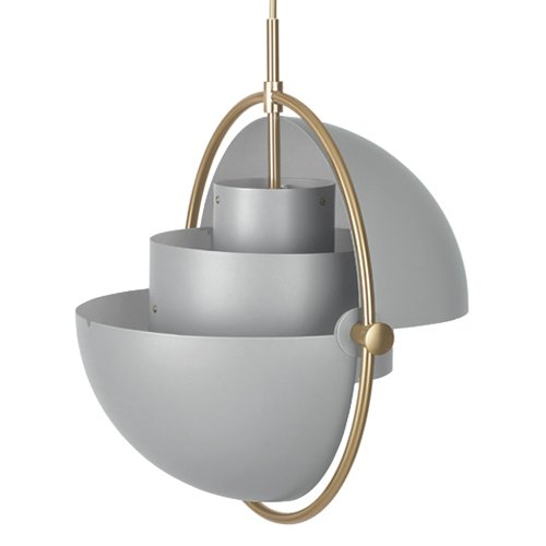 Люстра Louis Weisdorff Multi-lite Pendant Gray Латунь Серый в Казани | Loft Concept 