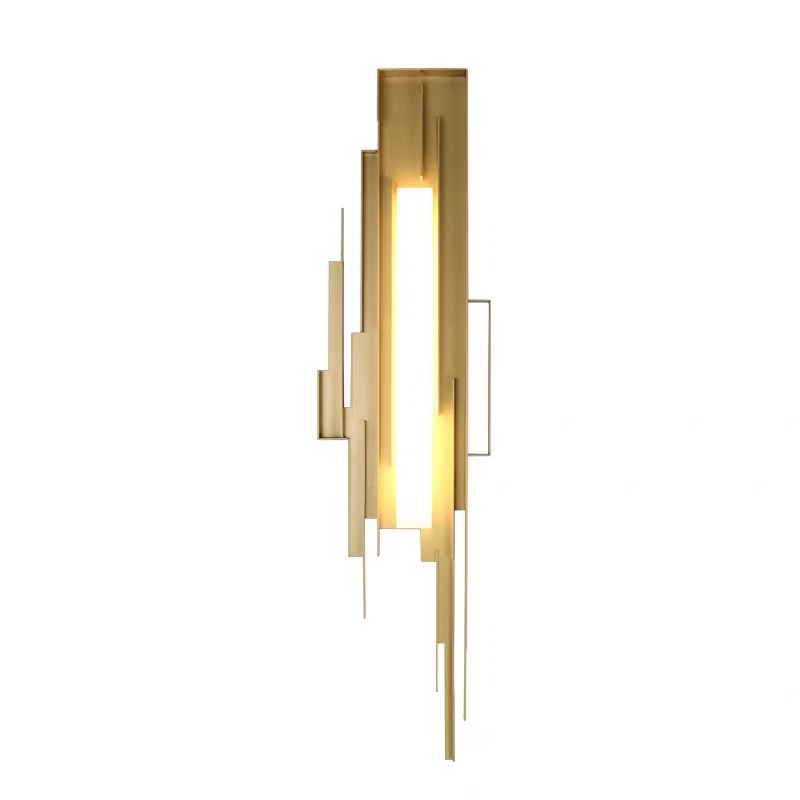 Бра Flowing Metal Sconce Золотой в Казани | Loft Concept 