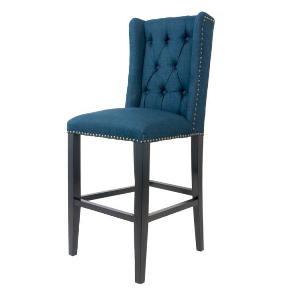 Стул French chairs Provence Barton Blue Chair Черный Синий в Казани | Loft Concept 