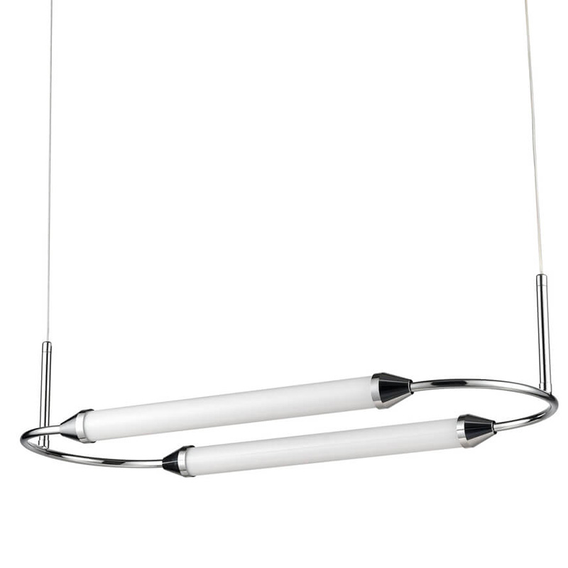 Подвесной светильник Giopato & Coombes CIRQUE Pendant Ellipse Horizontal Chrome Хром в Казани | Loft Concept 