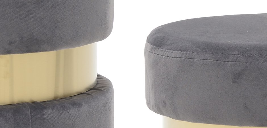 Пуф Golden Belt Gray Пуф Golden Belt Gray - Loft-Concept в Казани