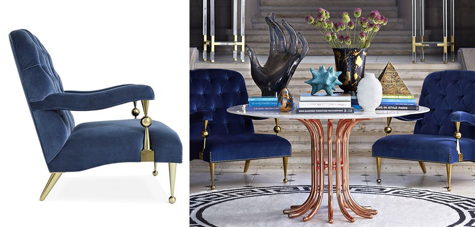 Кресло Jonathan Adler Caracas Chair Кресло Jonathan Adler Caracas Chair - Loft-Concept в Казани