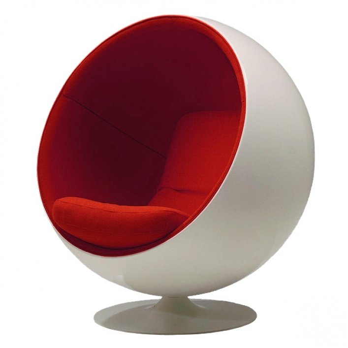 Кресло шар Ball Chair Белый Желтый Зеленый Красный Темно-синий Черный в Казани | Loft Concept 