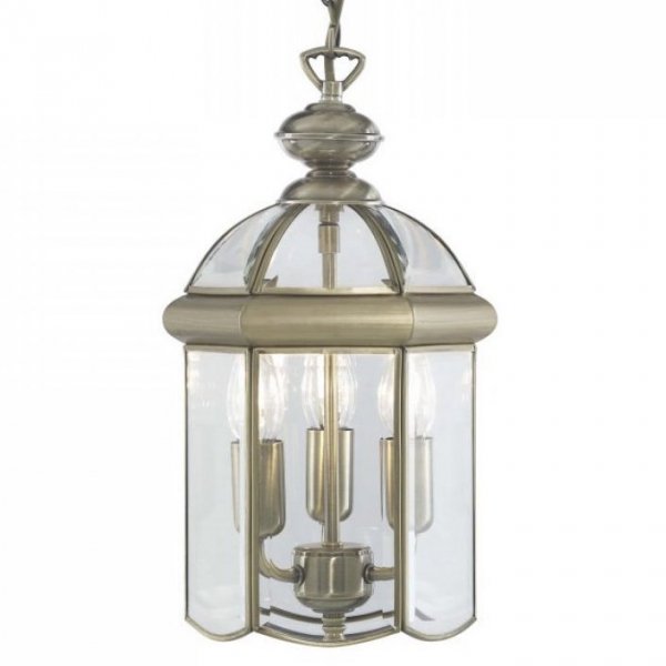 Подвесной светильник Old Castle Light Brass 3 Латунь Античная полированная в Казани | Loft Concept 