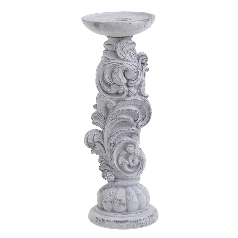 Подсвечник Pattern Candlestick Серый в Казани | Loft Concept 