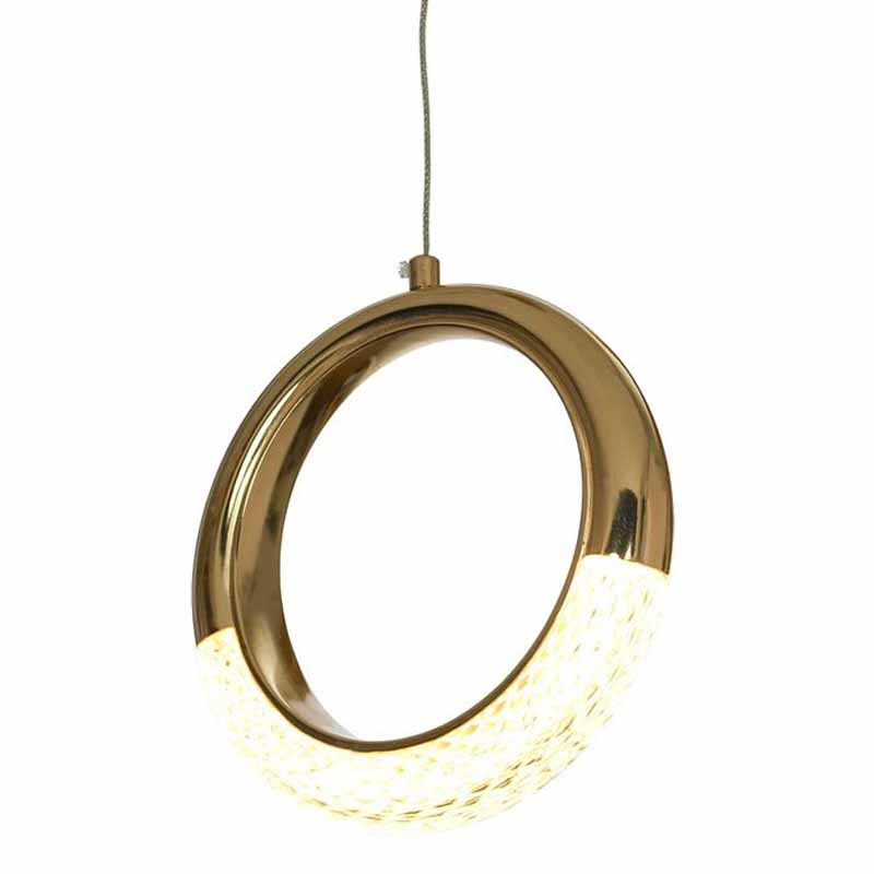 Подвесной светильник Jeziel Ring Hanging lamp Глянцевое золото в Казани | Loft Concept 