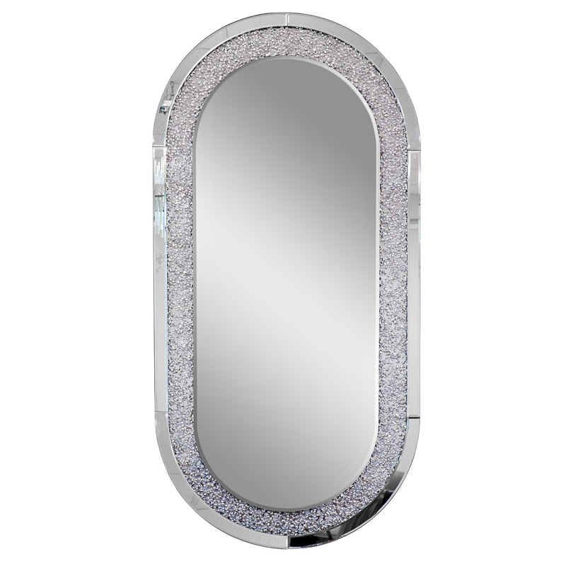 Зеркало Odila Crystals Oval Mirror  в Казани | Loft Concept 