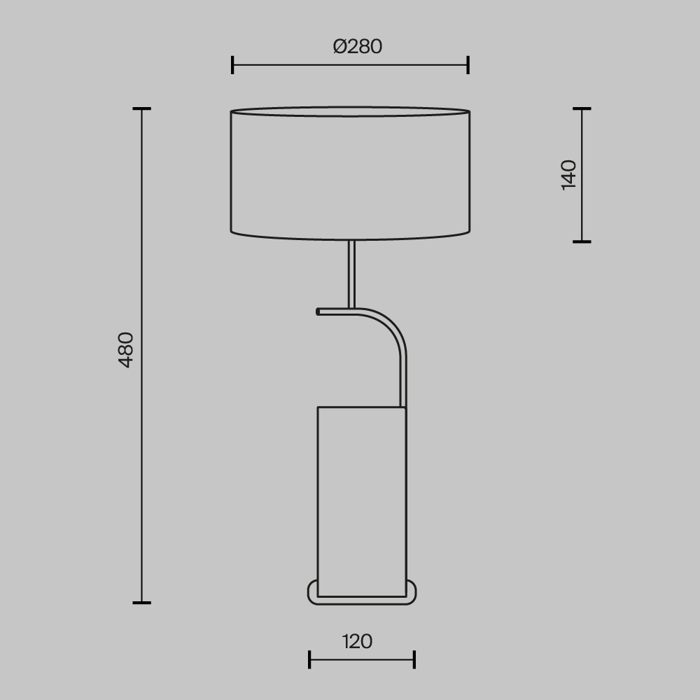 Настольный светильник Glamping Е14x2 в Казани