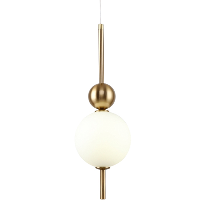 Подвесной светильник PEARLS SUSPENSION Белый Латунь в Казани | Loft Concept 