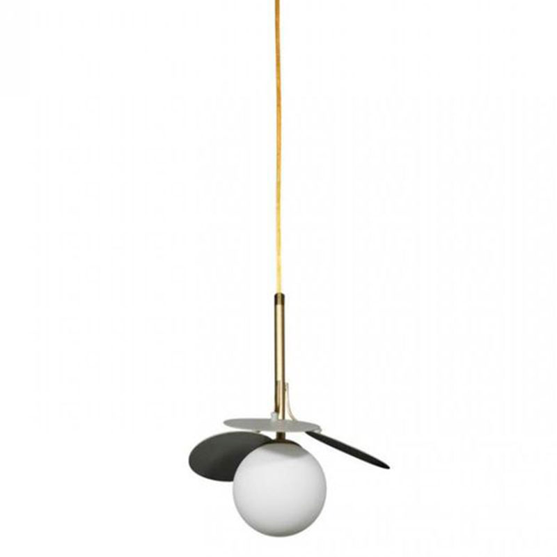 Подвесной светильник MATISSE Pendant One Grey Серый Золотой Белый в Казани | Loft Concept 