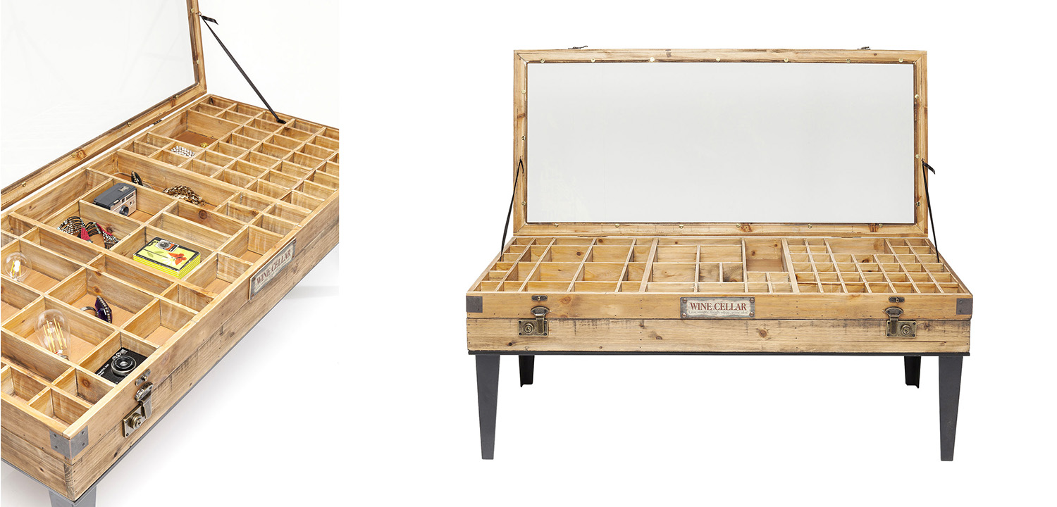 Кофейный стол Wooden Wine Cellar - фото